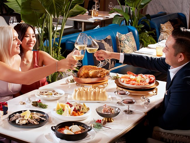 Festive Menus at Sophia. Gather with loved ones over a meal at Sophia for a lavish holiday feast.